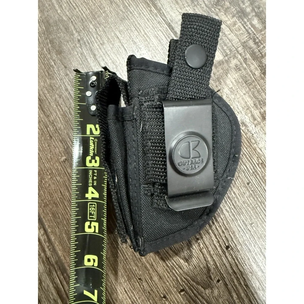 OUTBAGS USA Ambidextrous Nylon IWB & OWB Combo Holster Size: NL02 w/ Belt Strap‎
